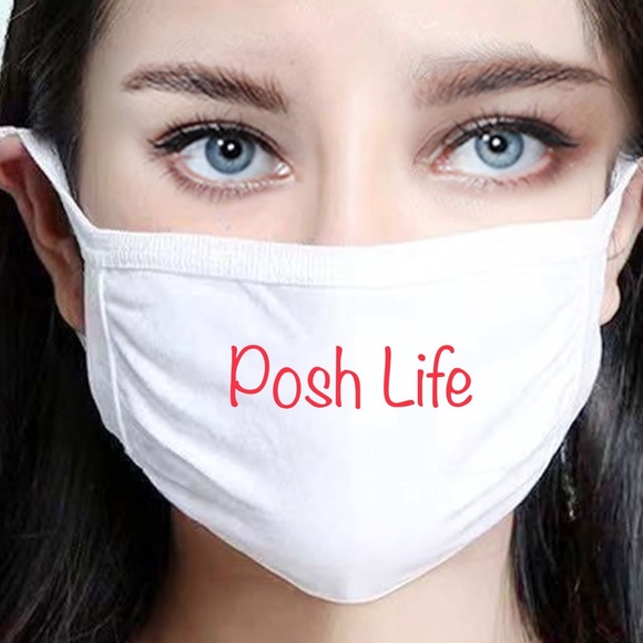 Face Mask Solid personalized white new - Picture 2 of 6